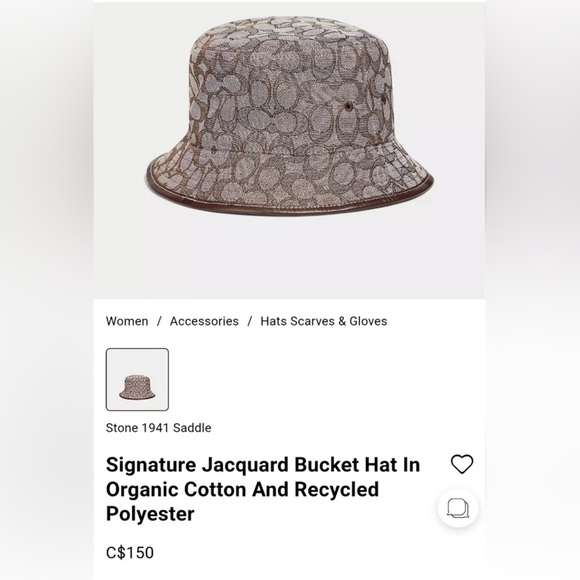 NEW! COACH Bucket Hat - Picture 5 of 7